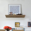 Small Wedge Wood Floating Wall Shelf - Natural